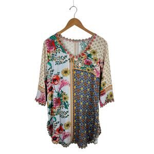 Johnny Was Shana Floral Tunic